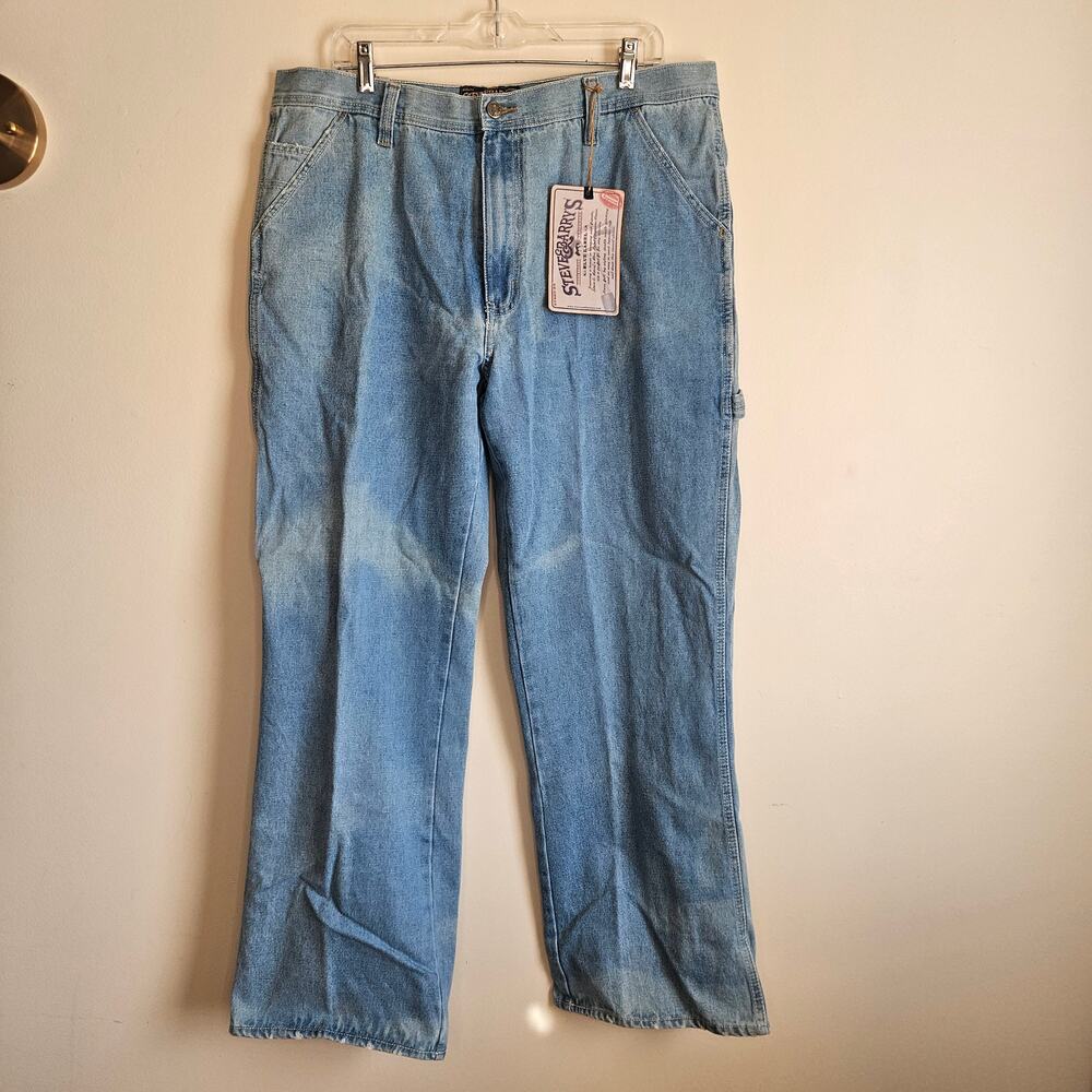 NWT Vintage Steve & Barry's Carpenter Jeans - 38x32 Baggy Y2K Skater Denim